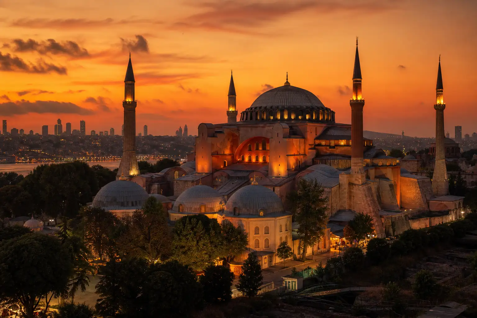 Hagia Sophia visitor entry on a private Istanbul afternoon tour