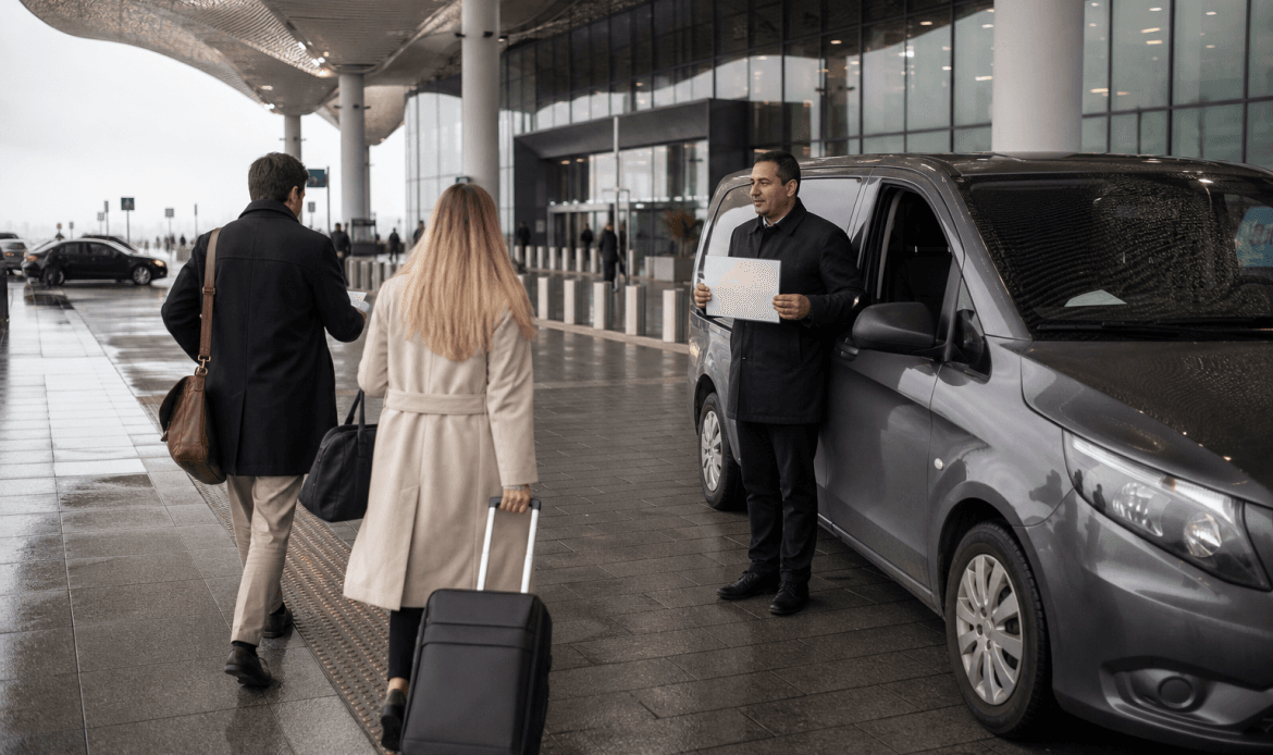 Istanbul airport transfer to hotel meet and greet van outside arrivals