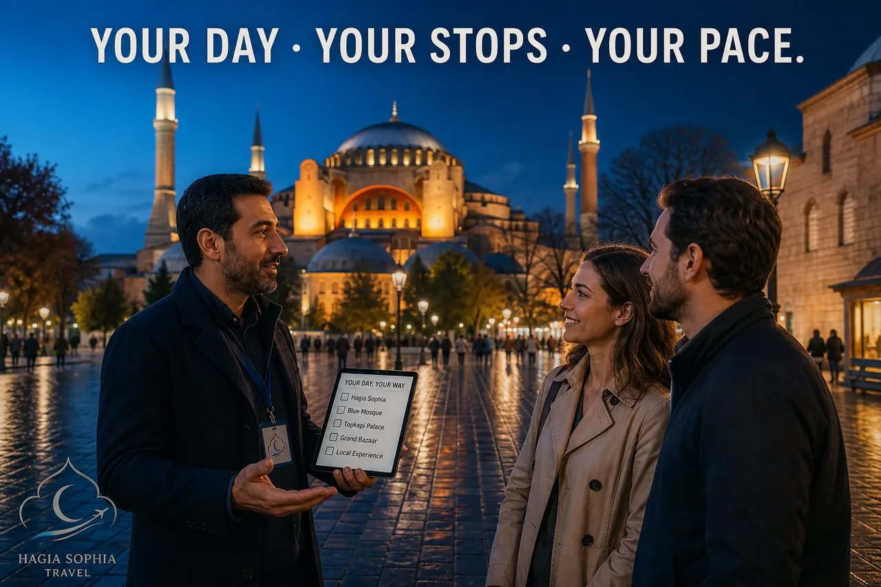 build your own istanbul tour Hagia Sophia Travel private vs group split