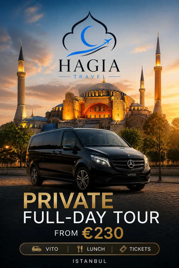 private istanbul full day tour Hagia Sophia Travel hotel pickup vs coach