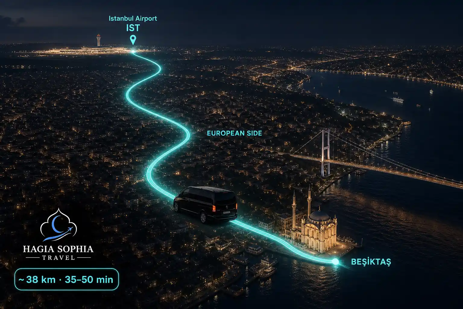 besiktas to istanbul airport waterfront to IST cover