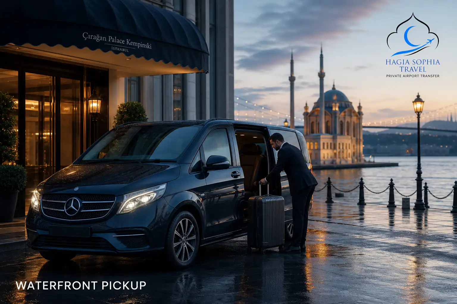 besiktas to sabiha gokcen waterfront pickup to SAW private transfer