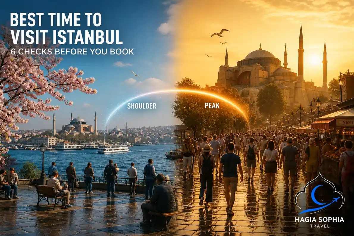 best time to visit istanbul shoulder vs peak Hagia Sophia Travel