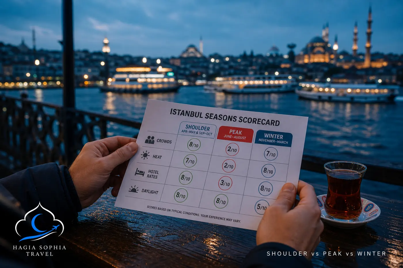 best time to visit istanbul shoulder vs peak Hagia Sophia Travel