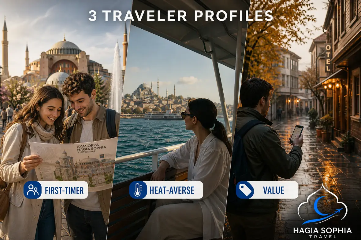 best time to visit istanbul shoulder vs peak Hagia Sophia Travel