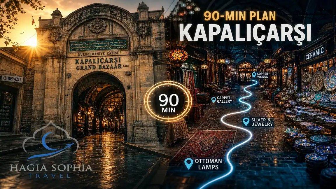 grand bazaar tips 90-minute Kapalıçarşı plan cover
