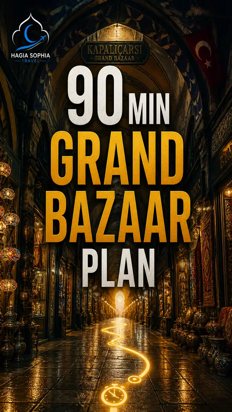 grand bazaar tips 90-minute Kapalıçarşı plan cover