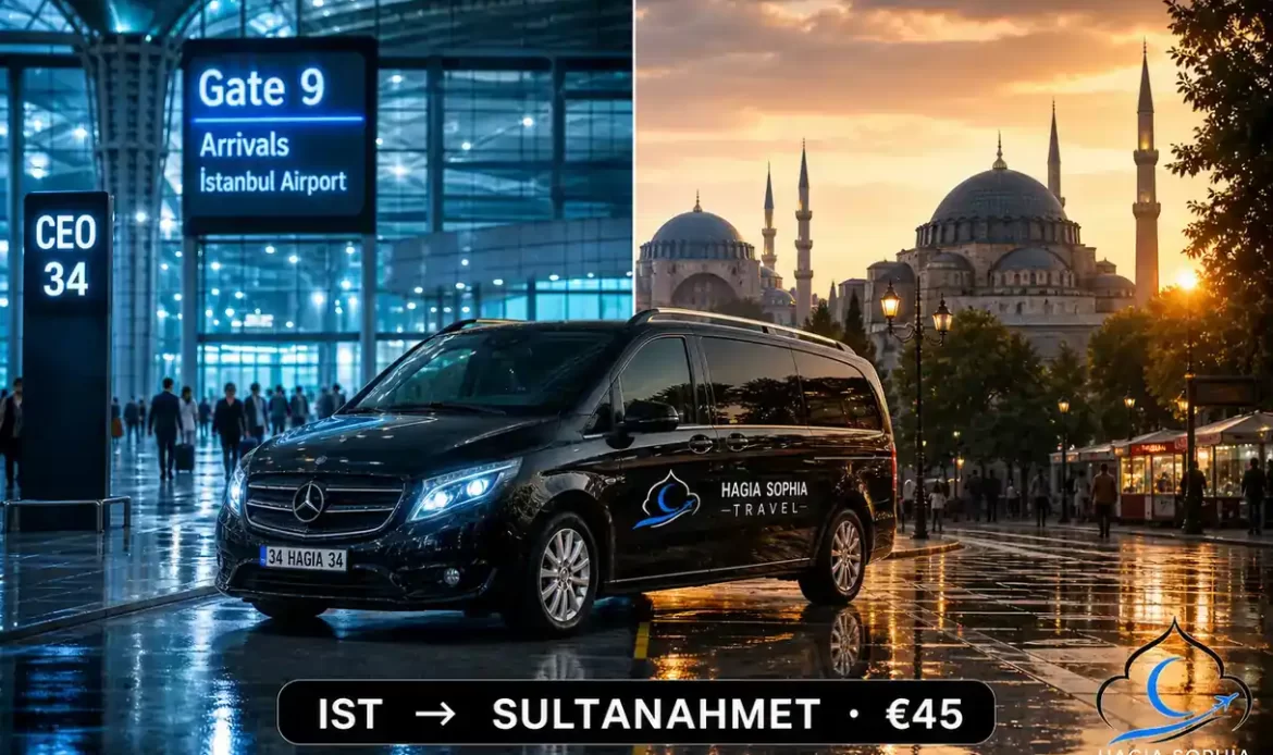 istanbul airport to sultanahmet private transfer Gate 9 to Old City
