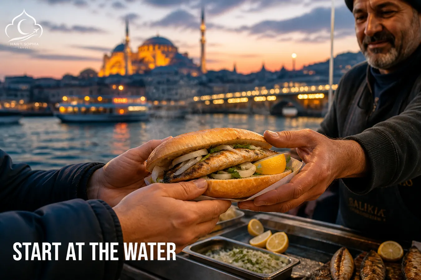 istanbul street food best 5-hour walk cover Eminönü to Kadıköy