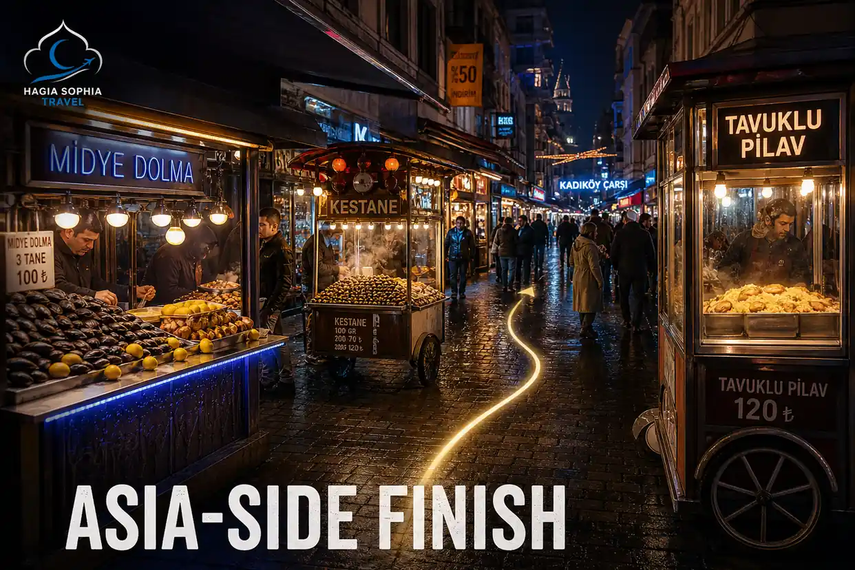 istanbul street food best 5-hour walk cover Eminönü to Kadıköy