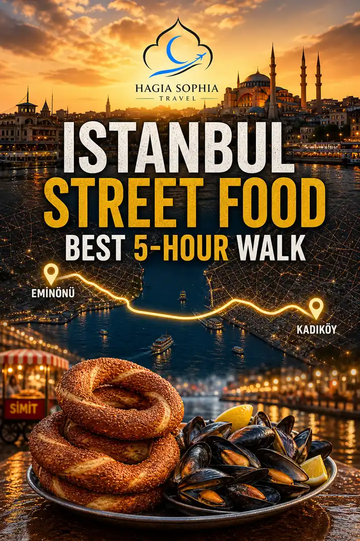istanbul street food best 5-hour walk cover Eminönü to Kadıköy