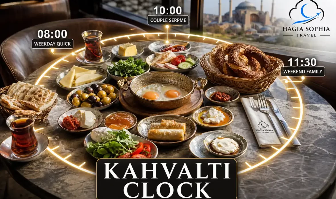turkish breakfast three table sizes for first-timers in Istanbul
