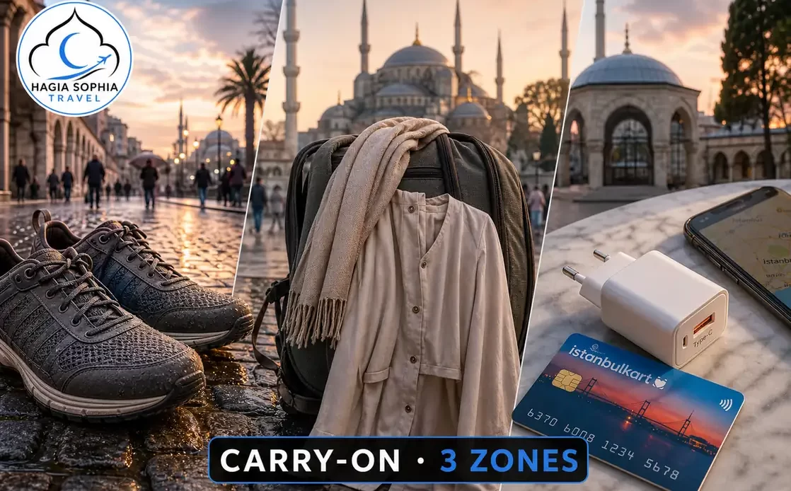 what to pack for istanbul smart 3-zone carry-on cover