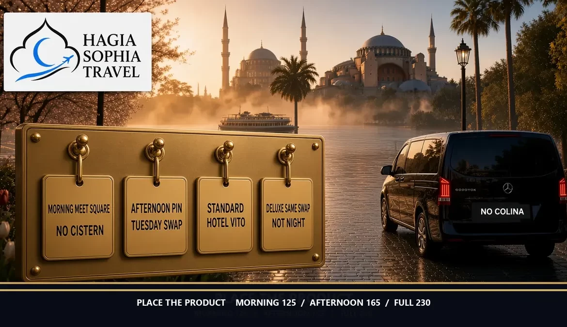 Basilica Cistern Easy 4 product clocks: morning no swap, afternoon Tuesday yes
