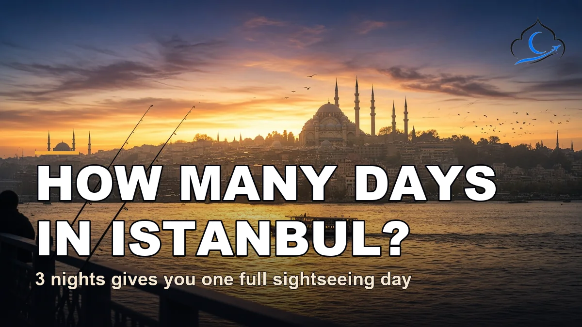How many days in Istanbul answered over the Golden Horn at sunset