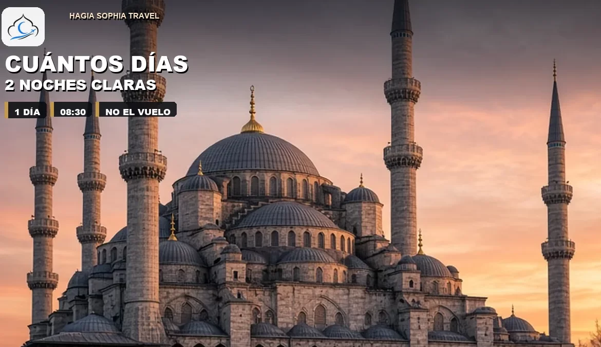 Cuántos días en Estambul: dos noches y la Mezquita Azul al atardecer