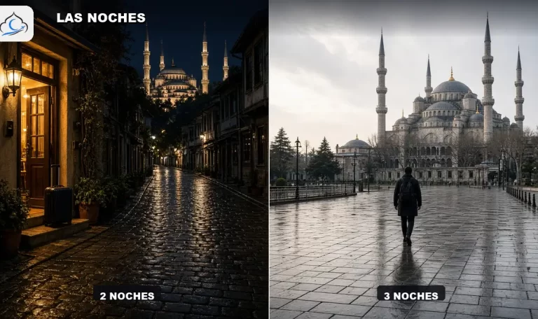 Cuántos días en Estambul: dos noches y la Mezquita Azul al atardecer